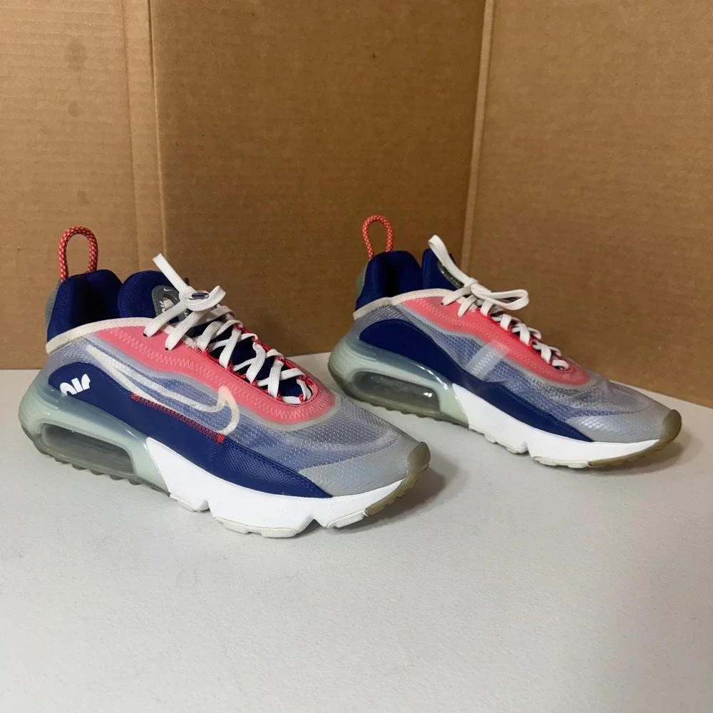Nike Air Max 2090‎ Sneakers Mens Size 7.5 Blue Pink Running Shoes